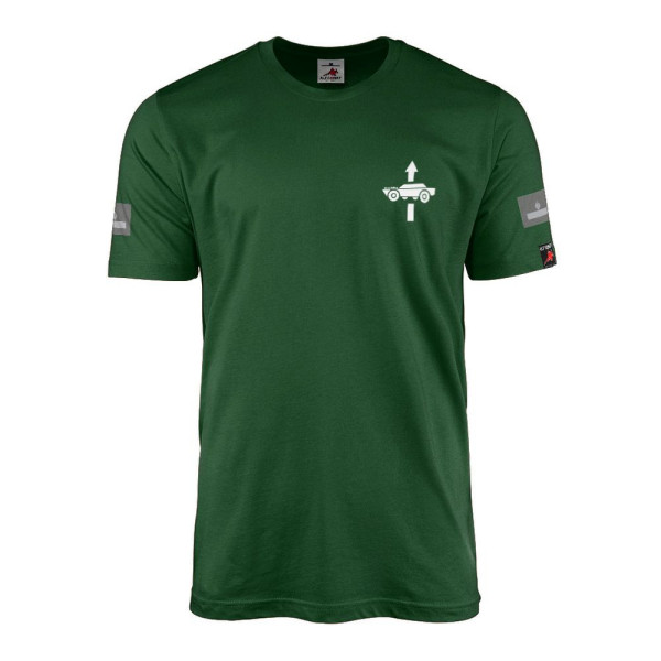 T-Shirt grün Dienstgrad NVA DDR Armee Ärmelabzeichen Fernaufklärer #42779