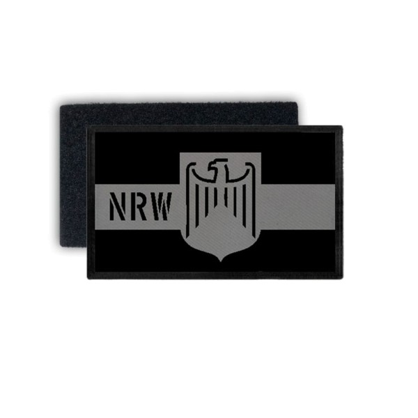 State NRW Patch North Rhine Westphalia Service clothes Patch 7,5 x 4,5 # 31396