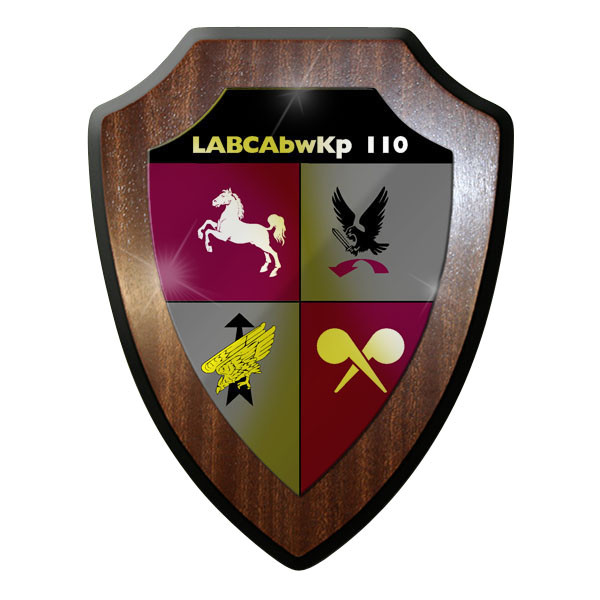 Wappenschild - Leichte ABCAbwehrKompanie 110 LABCAbwKp 110 Bundeswehr #8978