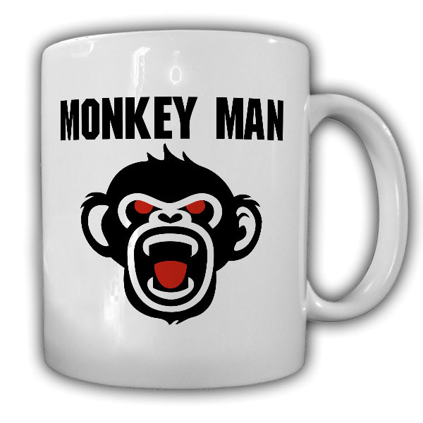 Tasse Monkey Man Army Affe Tactical Mann Soldat Schimpansen Bad #22607