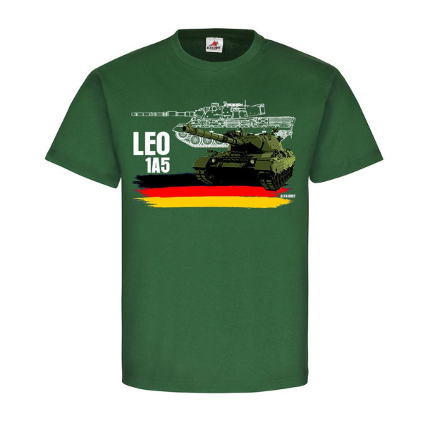 German Leopard 1A5 Tank Leo Panzer BW Reservist PzBtl Bw Bund T-Shirt #23196