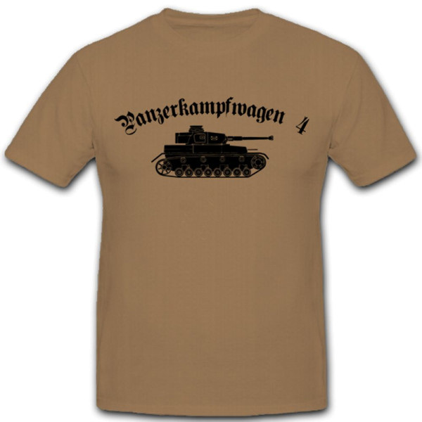 Panzerkampfwagen 4 WH Fahrzeug Bundeswehr Panzer T Shirt #2961