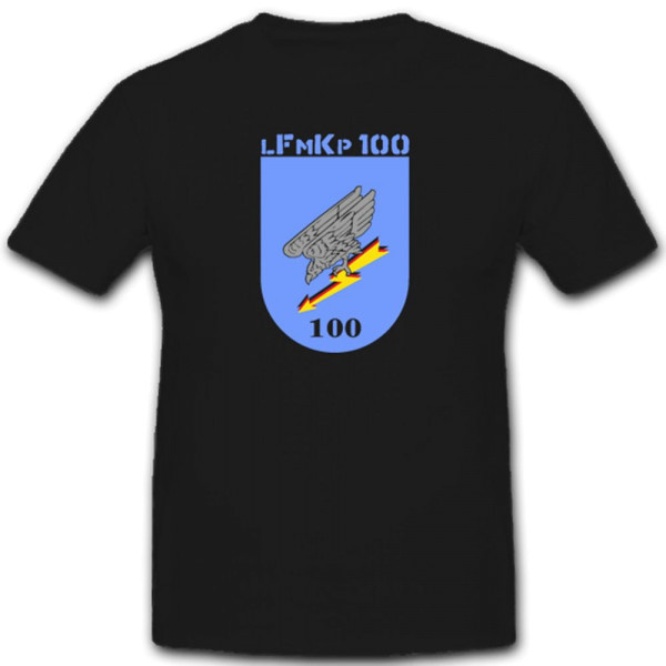 Luftlande Fernmelde Kompanie 100 Dso LLfmkp100 Wappen Einheit - T Shirt #2874