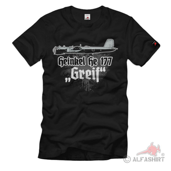 He 177 Greif Luftwaffe Heinkel Bomber Airplane T-Shirt # 1871