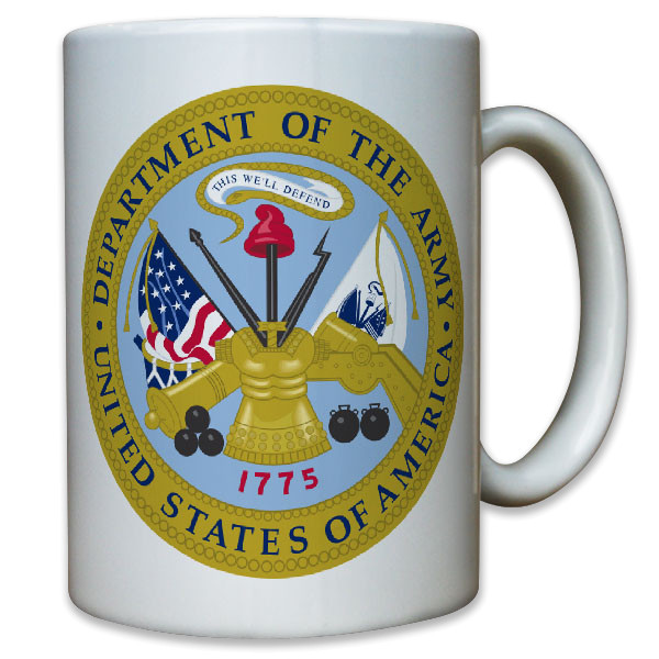Department of the Army USA United States of America Wappen - Tasse #11597