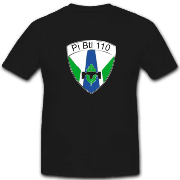 Pibtl110 Pionier Bataillon 110 Deutsche Bundeswehr Wappen - T Shirt #4104