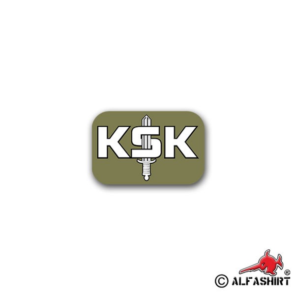 Aufkleber/Sticker KSK Kommando Spezialkräfte Militär Rettung Heer 10x7cm A1784