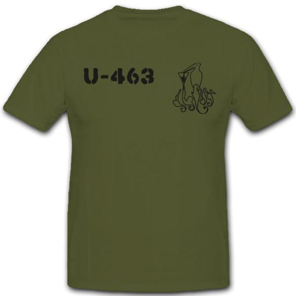 Uboot U463 Militär Marine Untersee Schlachtschiff T Shirt #3320