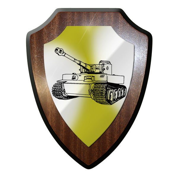 Wappenschild / Wandschild -Tiger 1 E Panzer Wk2 Soldaten Richtschütze #9665