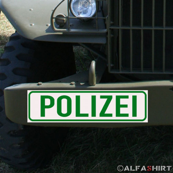 Magnetschild Polizei für KFZ Fahrzeuge Kübel Iltis Wolf etc #A167