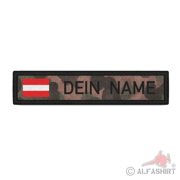 Name tag Austria Erbentarn Bundesheer field jacket with name # 38654