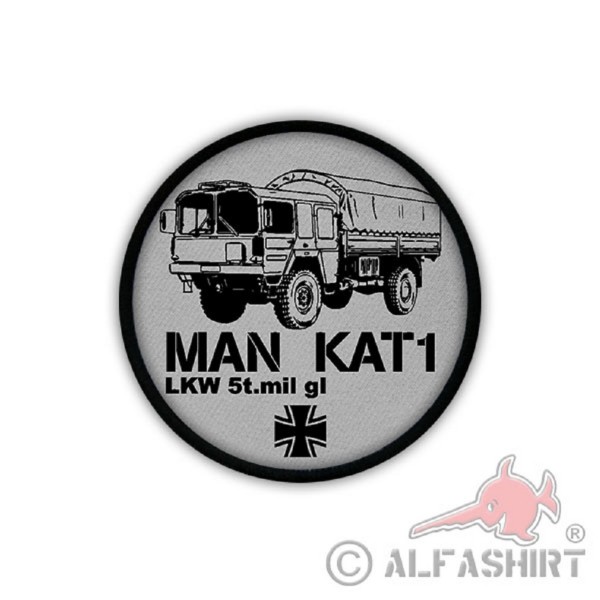 Patch - Bundeswehr CAT 1 MAN truck 5t mil gl Military vehicle BW # 19349
