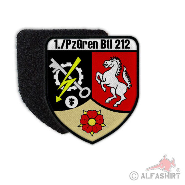 Patch 1 PzGrenBtl 212 Augustdorf Panzergrenadier Bataillon Bundeswehr # 36625