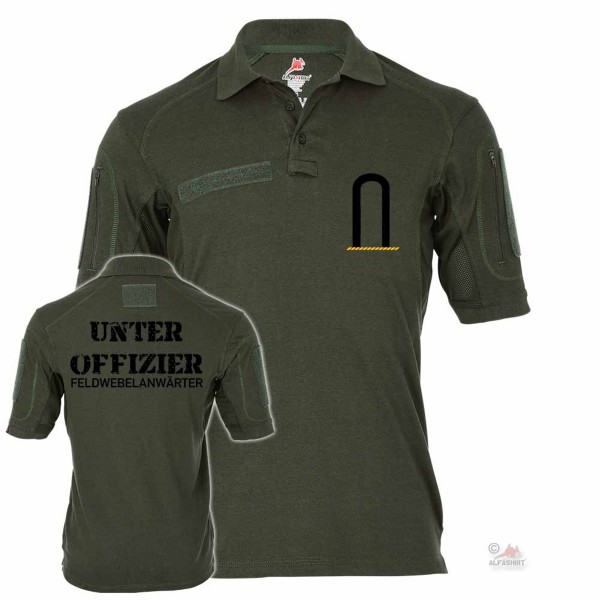Tactical polo shirt Alfa NCO FA rank BW badge officer # 19103