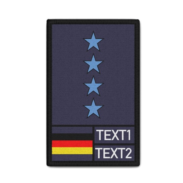 Dienstgradabzeichen Landzoll Patch Personaliesiert ZHS ZHSin #35841
