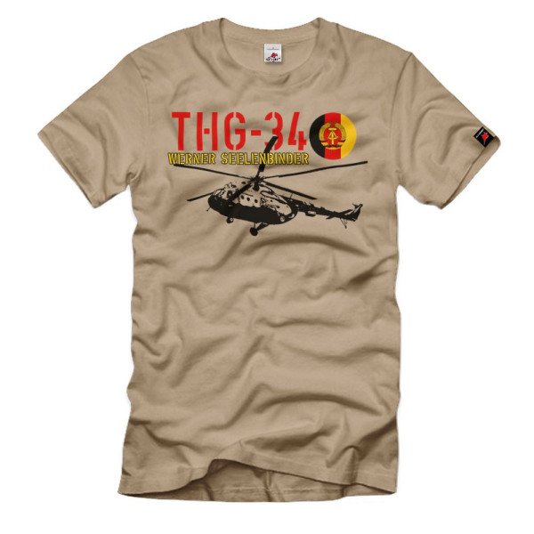 THG-34 transport helicopter squadron Werner Seelenbinder T-Shirt # 34683