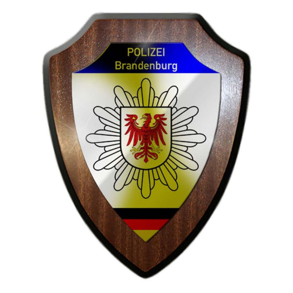 Wappenschild Polizei Brandenburg Wappen Abzeichen Potsdam Deko #23072 
