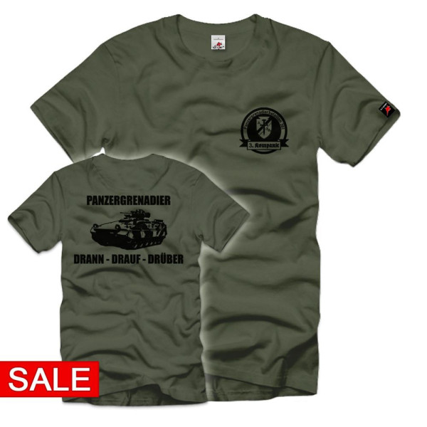 SALE shirt size XL - 3rd company PzGrenBtl 381#R74