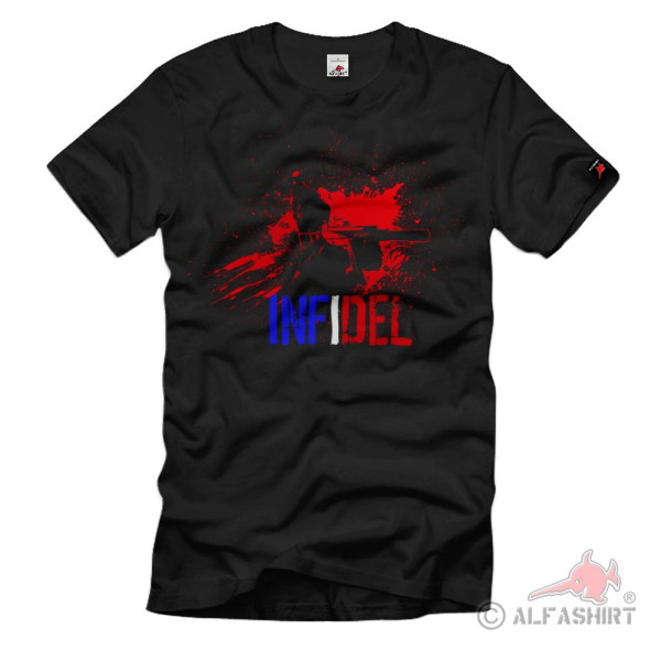 INFIDEL 45 ACP Mejor League Soldat Tactical Veteran Sportschütze T-Shirt#37789