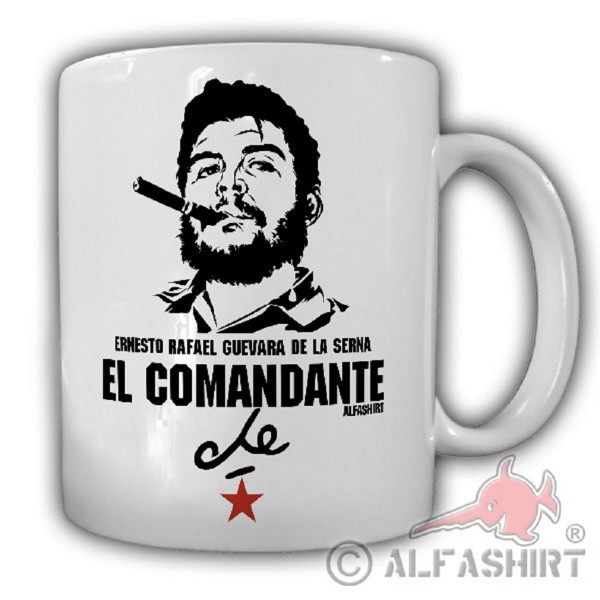 Che Guevara EL COMANDANTE Cuban Revolution Cuba Signature Mug # 19656