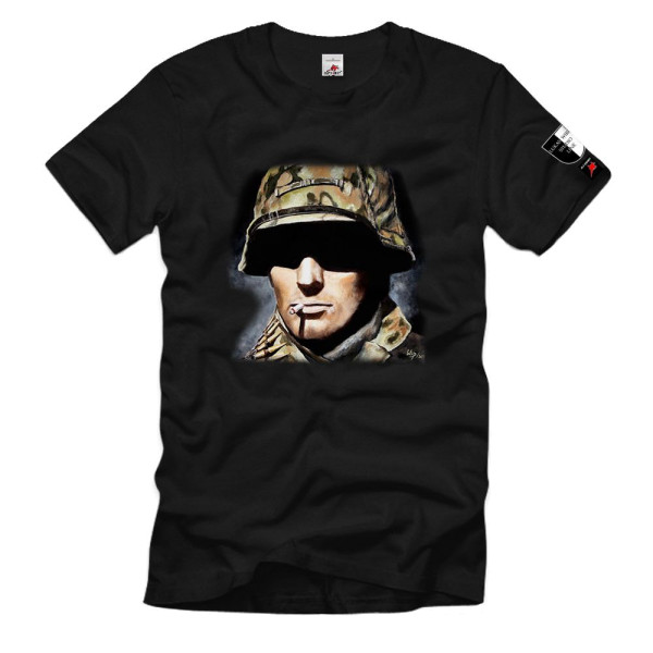 T-Shirt Lukas Wirp Soldat Gemälde Militaria Shirt #23500