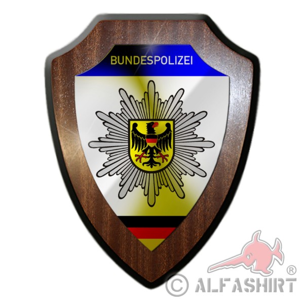 Wappenschild Bundespolizei BPOL Wappen Abzeichen BGS Dienstzeit Polizist #23086
