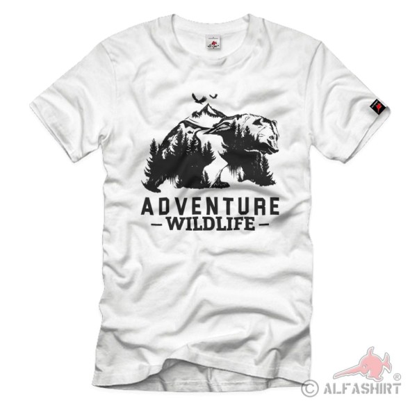 Adventure Wildlife Wilderness Nature Hiking Adventure Mountains Camping T Shirt # 38212