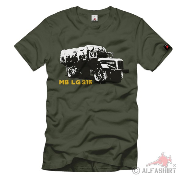 MB LG 315 Lorry Truck Flatbed Tipper Sattezug T Shirt # 747