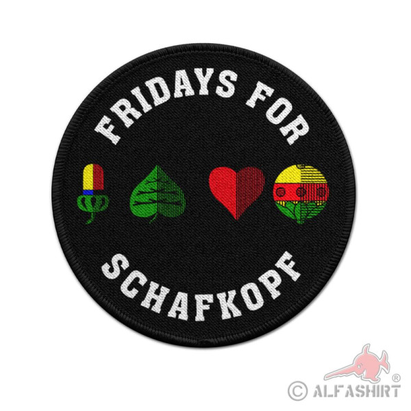 Patch Fridays for Schafkopf Klett Humor Fun Symbols Card Game #39448