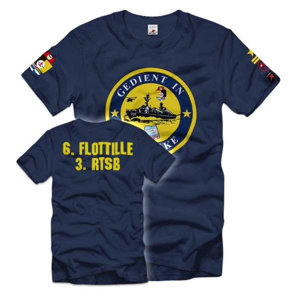 RSB 731 Gedient in Dranske Besatzung Signal Stabsmatrose Marine T-Shirt #38477