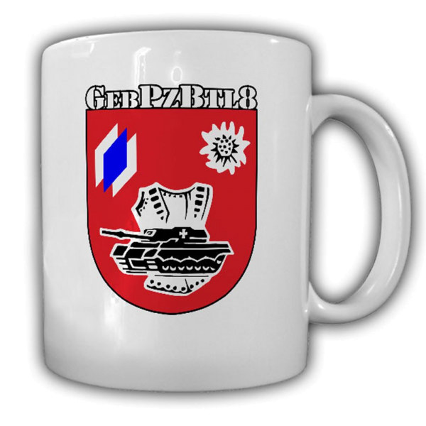 GebPzBtl 8 Gebirgspanzerbataillon 8 Gebirge Panzer Bataillon - Tasse #13157
