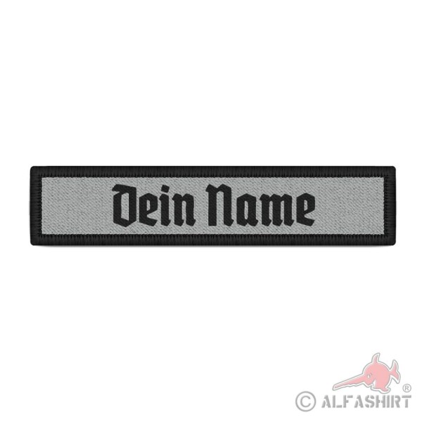 Namensschild Dein Name Altdeutsche Schrift personalisiert Wunschtext #37377