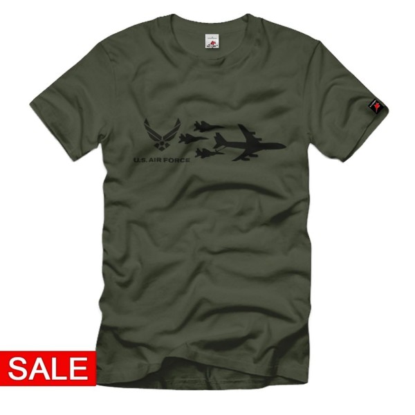 Gr. L - SALE Shirt US Air Force USA Amerika Flugzeug Jet Bomber #R3