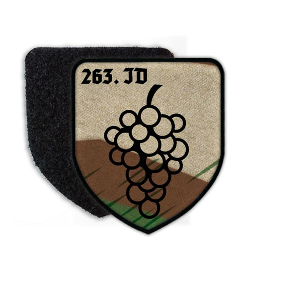 Patch 263 ID Infanterie Division Wappen Abzeichen Weintrauben Splittertarn 23458