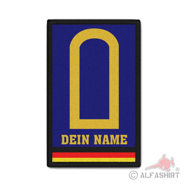 Patch Staff Boatswain Navy Bundeswehr Badge Rank Velcro 9.8x6 #40564