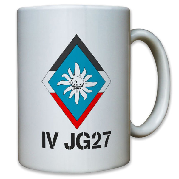 IV JG 27 Jagdgeschwader Gruppe 27 Luftwaffe WK 2 WW II - Tasse #12909