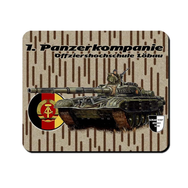 Mauspad Lukas Wirp 1 Panzerkompanie Offiziershochschule Löbau NVA DDR #36132