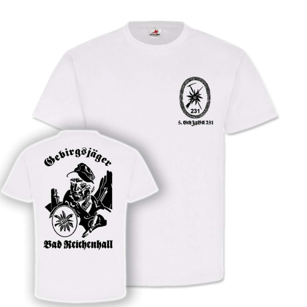 5 GebJgBtl 231 Gebirgsjäger Reichenhall Gebirgsjägerbataillon T Shirt#25010