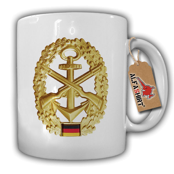 Marine Marinesicherungskräfte MSK Infanterie Bundeswehr Bund Patch Tasse #11429