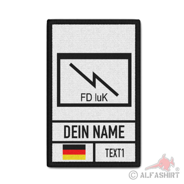 Patch information and communication personalized TZ Rankpatch 9.8x6cm #40519