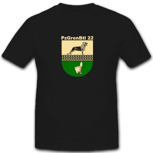 Pzgrenbtl 22 Panzergrenadierbataillon 22 Militär Bundeswehr - T Shirt #4941