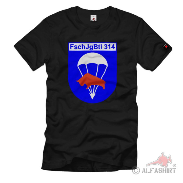 FschJgBtl 314 Fallschirmjäger Bataillon Luftlande Brigade Heer BW T Shirt #1220