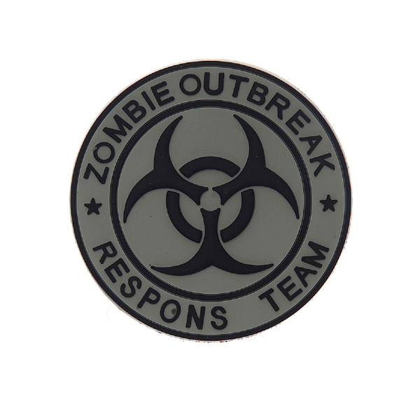 Zombie-Response-Team-Scharfschütze Airsoft PVC Patch Klett Emblem Abzeichen 
