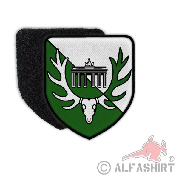 Patch JgBtl 1 Berlin Jägerbataillon Aufnäher Bundeswehr Wappen Klett #35968