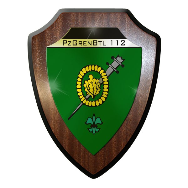 Wappenschild - Panzergrenadier Bataillon 112 PzGrenBtl BW Wappen #8983