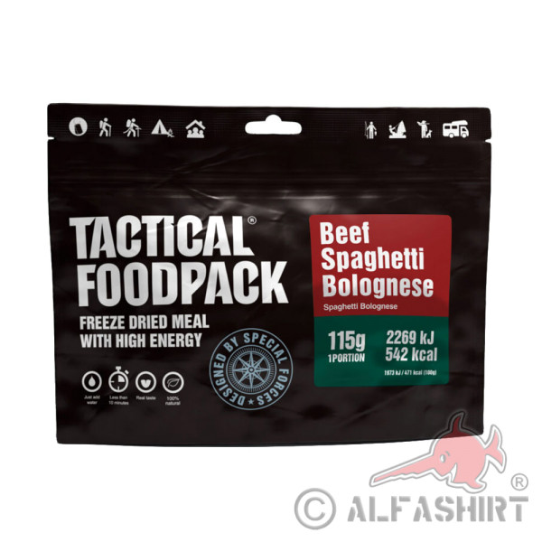 EPA Tactical Foodpack Rindfleisch Spagetthi Bolognese Überlebensration #39110