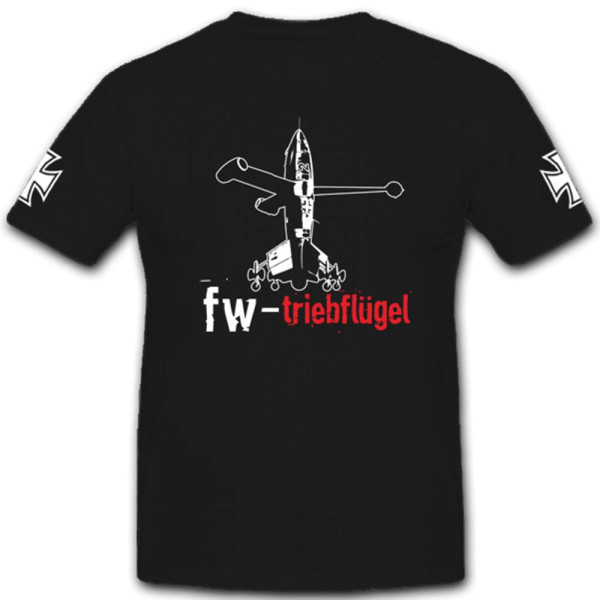 FW Triebflügel Luftwaffe Flieger Senkrecht Prototyp - T Shirt #4425