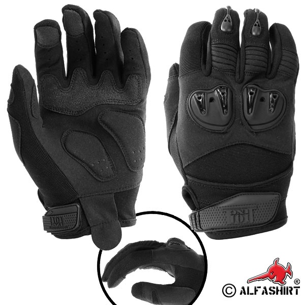 Safety gloves Special Forces Ranger black Airsoft Survival Security # 17136