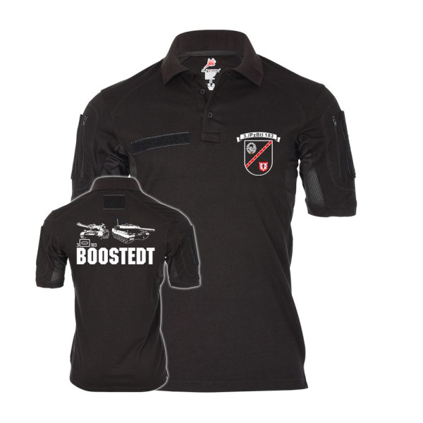 Tactical Polo 3 PzBtl 183 Boostedt Leopard 1A5 2A4 former t-shirt # 33698