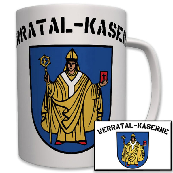 Werratal-Kaserne Bundeswehrkaserne Bad Salzungen Bundeswehr Emblem - Tasse #6956